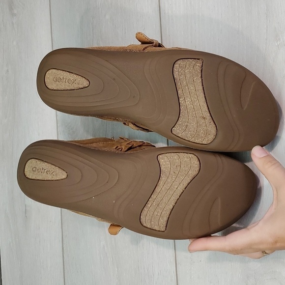 Aetrex Womens Comfort Leather Clogs shoes sz 40/9 - Picture 9 of 13